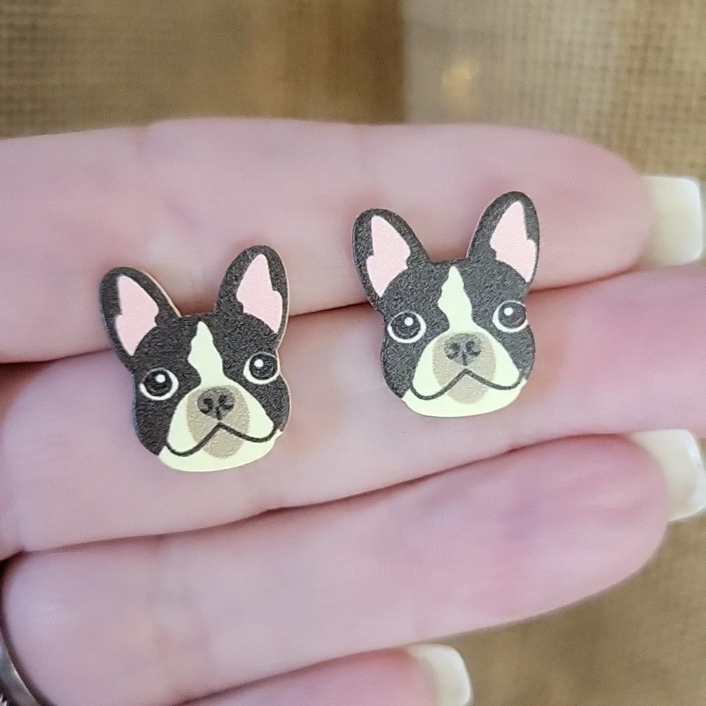 🔥LAST PAIR🔥 BOSTON TERRIER EARRINGS